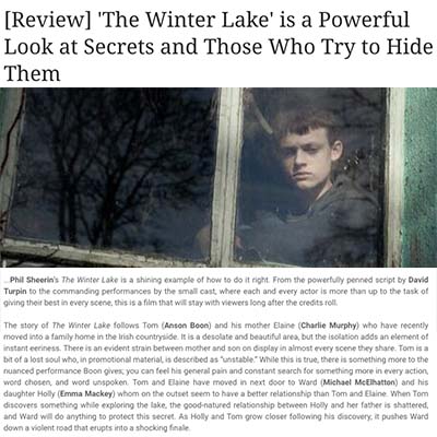 [Review] 'The Winter Lake' is a Powerful Look at Secrets and Those Who Try to Hide Them